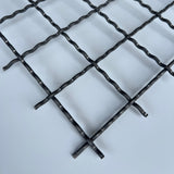 Stahl blank Wellengitter MW 40 x 40 t= 4,0 mm dick