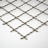 Edelstahl Blank - Wellengitter MW50x50 - 4mm dick