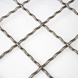 Edelstahl Blank - Wellengitter MW50x50 - 4mm dick