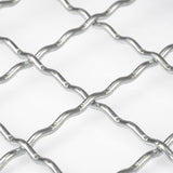 Edelstahl Blank - Wellengitter MW40x40 - 4mm dick