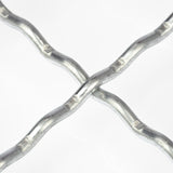 Edelstahl Blank - Wellengitter MW40x40 - 4mm dick