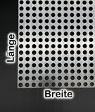 ALUMINIUM LOCHGITTER RG10-15 - 2 MM DICK