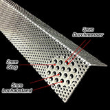 Aluminium - L-Profil - 1,5mm dick - RV3-5 - 1000mm lang