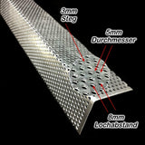 Aluminium - L-Profil - 1,5mm dick - RV5-8 - 1000mm lang
