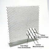 Aluminium Streckmetall MW 16 x 6,5 x 1 x 1 - 1,0mm dick