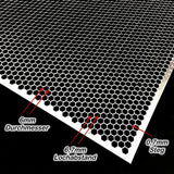 Aluminium Lochblech Hexagonal HV6-6,7 - 1,5mm dick