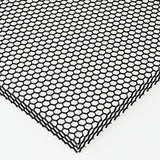 Perforated steel sheet hexagonal HV6-6.7 - 1.5mm thick - black