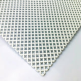 Stahl Blank - Lochblech Kleeblattmuster - 1,5mm dick - Weiß