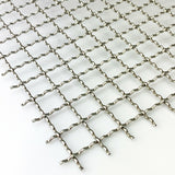 Edelstahl Roh - Wellengitter MW20x20 - 2,5mm dick