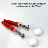 Stahl verzinkt - Magnetleiste - Pinnwand - Schwarz / Weiß