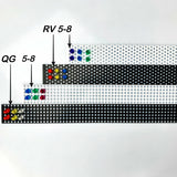 Stahl verzinkt - Magnetleiste - Pinnwand - Schwarz / Weiß