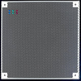 Stahl verzinkt - Magnettafel - Pinnwand - Weiß