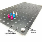 Magnetisches Memoboard aus Lochblech