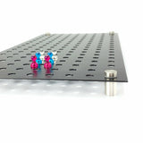 Stahl verzinkt - Magnetisches Memoboard aus Lochblech