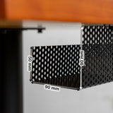 Cover grille for terrariums - aluminum perforated sheet QG10-15