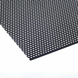 Stahl verzinkt Lochblech RV5-8 - 1,5mm dick - Schwarz