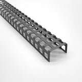 Edelstahl- U-Profil - 1,0mm dick -  QG10-15 - 1000mm lang