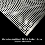 Aluminium Lochblech QG5-8 - 1,5mm dick